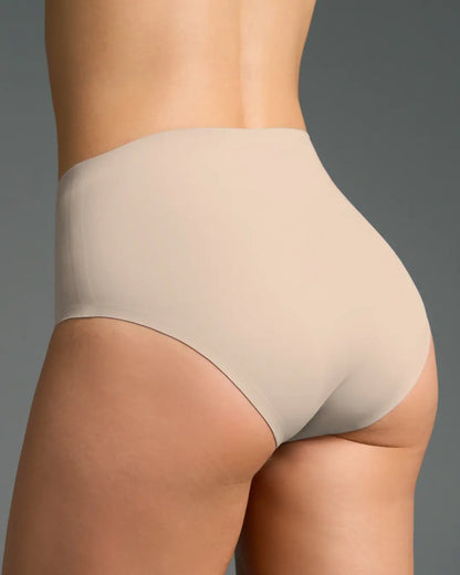 Nude Relief Bra and High-Waisted Set
