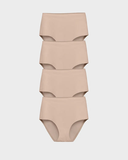 Nude High Waisted 4-Pack