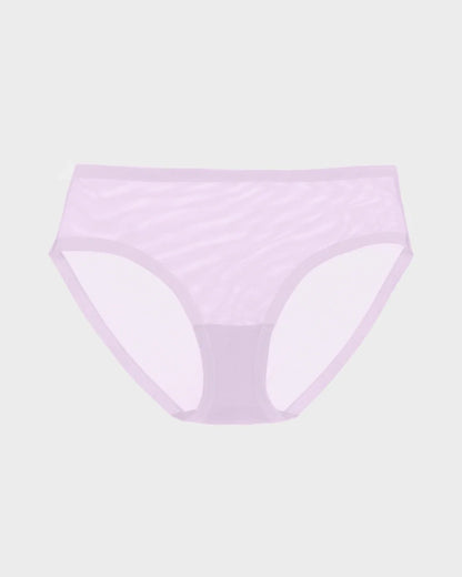 Pastel Lilac Sheer Brief