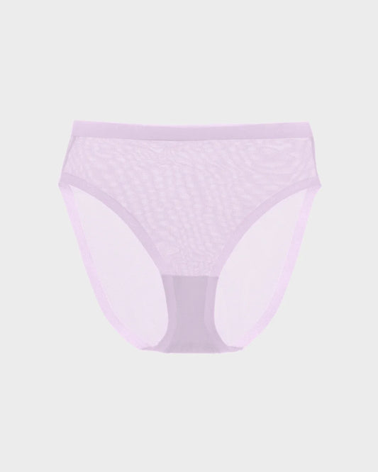 Pastel Lilac Sheer High Cut