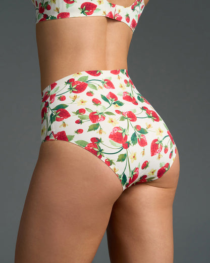 Strawberry Patch High Waisted