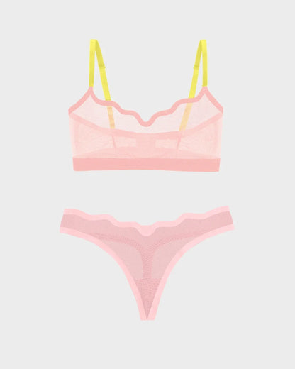 Lucy Bra Sugar Rush and Sheer Thong Sugar Rush